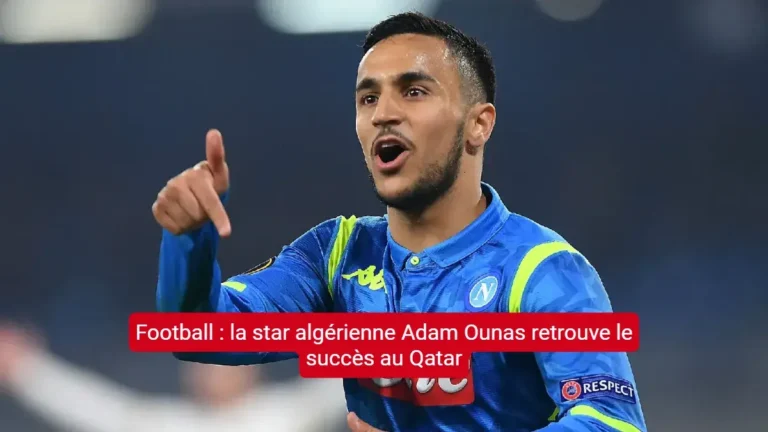 Football : la star algérienne Adam Ounas retrouve le succès au Qatar