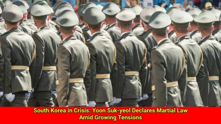 South Korea in Crisis: Yoon Suk-yeol Declares Martial Law Amid Growing Tensions